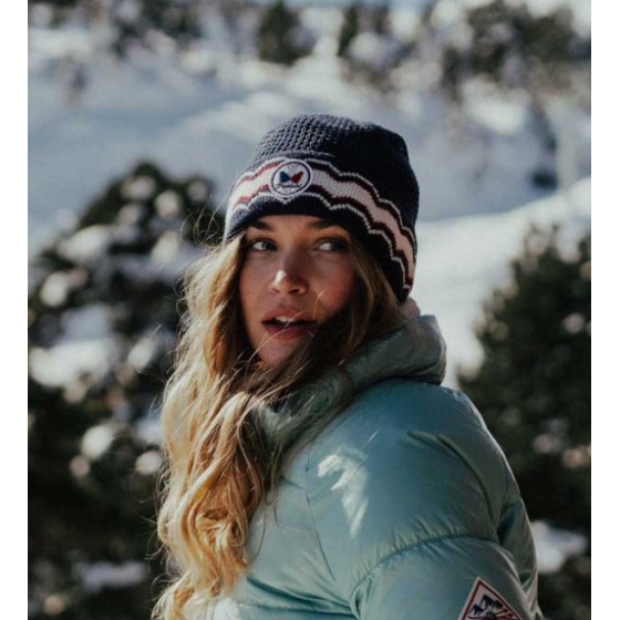 Belen hat in navy knit - Pipolaki