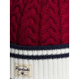 Red & White Arasi Beanie - Pipolaki