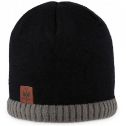 Men's Mesa Black Beanie - Pipolaki