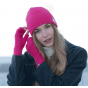 Women's Celeste Pink Beanie - Pipolaki