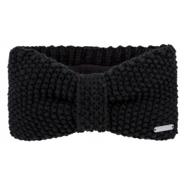 Nunka Knit Bow Headband Black - Pipolaki