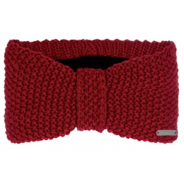 Nunka Knit Bow Headband Burgundy - Pipolaki