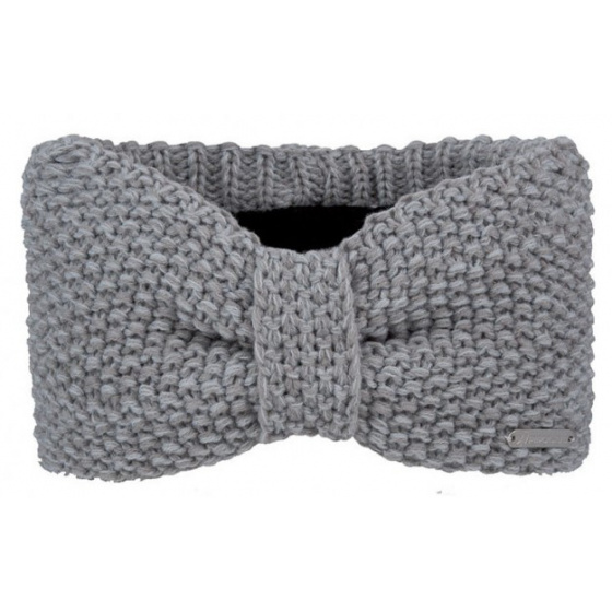 Bandeau Nunka Tricot Noeud Gris - Pipolaki