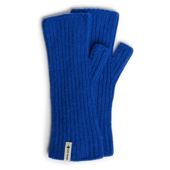 Alix Black Fingerless Gloves Made in France - Pipolaki