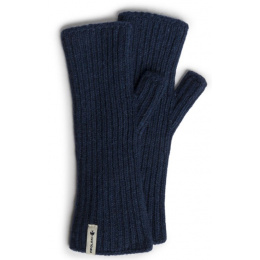 Alix Black Fingerless Gloves Made in France - Pipolaki