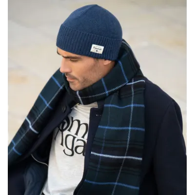 Men's Robin Navy Scarf - Pipolaki   Reference: 18967| Chapellerie Traclet