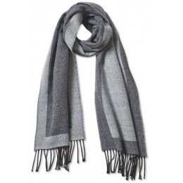 Valentin Men's Scarf Black & Grey - Pipolaki