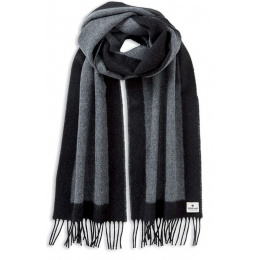 Men's Valentin Black & Grey Scarf - Pipolaki