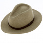 Messer Hat Wool Felt Heathered Beige - Brixton