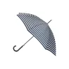 Parapluie Canne Femme Marinière Marine - Piganiol Référence : 14984