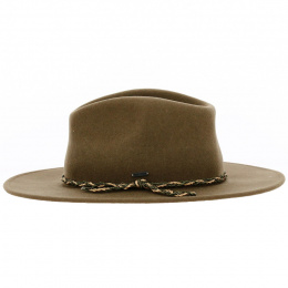 Messer Western Brown Wool Felt Hat - Brixton
