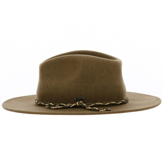 Messer Western Brown Wool Felt Hat - Brixton Messer Western Brown Wool Felt Hat - Brixton