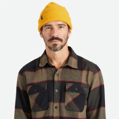 Brixton Heist Mustard Knit Beanie Reference: 18985 | Traclet Hat Shop