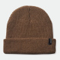 Brown Heist Knit Beanie - Brixton