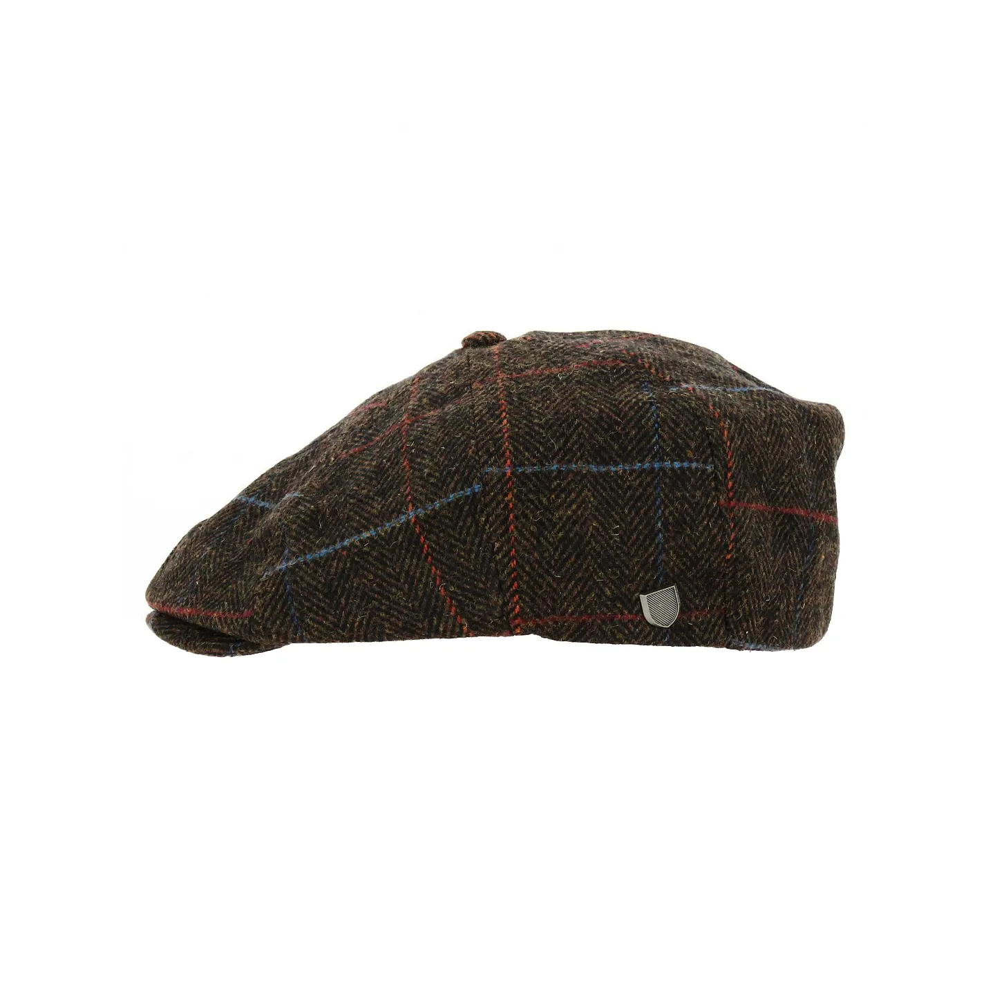 Casquette Brood Carreaux marron - Brixton Reference : 19003 | Chapellerie Traclet