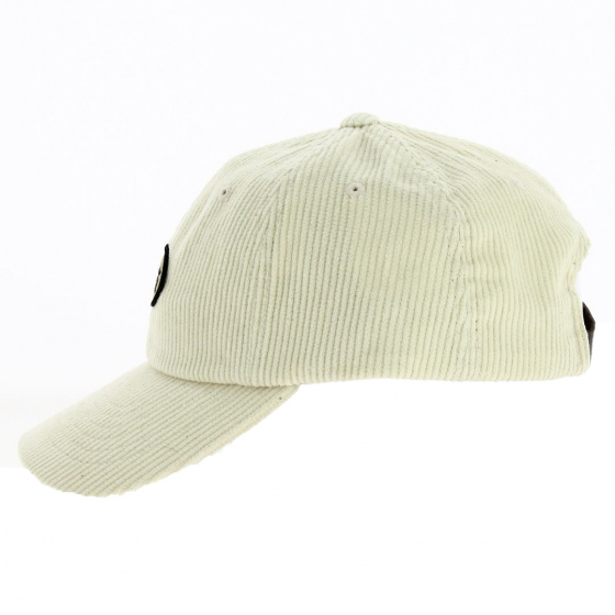 Cream Cotton Parsons Snapback Cap - Brixton