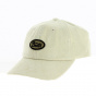 Cream Cotton Parsons Snapback Cap - Brixton