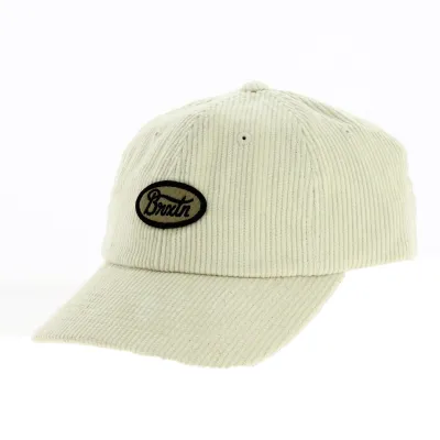 Cream Cotton Parsons Snapback Cap - Brixton Reference: 19004 | Traclet Hat Shop