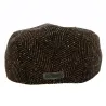 Brown Herringbone Jackson-2 Curved Cap - Göttmann Reference: 19026 | Traclet Hat Shop