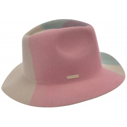Mila Colored Felt Fedora Hat - Seeberger