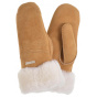 Sheepskin Camel Mittens - Seeberger