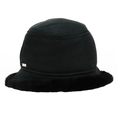 Bob Cuir Mouton Noir - Traclet Reference : 19036 | Chapellerie Traclet