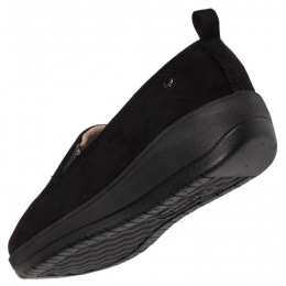 Women's Moccasin Slippers Sole EVERYWEARâ„¢ Black - Isotoner