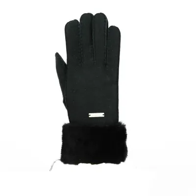 Gants femme Mouton Noir - Seeberger Marron Reference : 19039 | Chapellerie Traclet