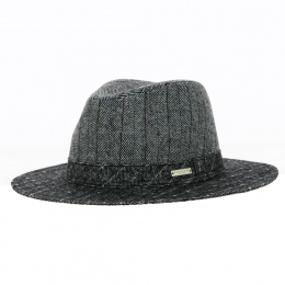 Traveller Mans Wool Hat Black - Seeberger