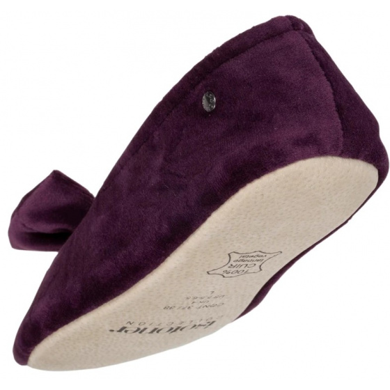 Women's Eggplant Bow Ballet Slippers - Isotoner Women's Eggplant Bow Ballet Slippers - Isotoner