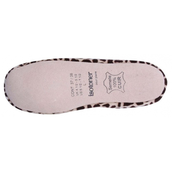 Women's Ballerina Slippers with Giraffe Bow - Isotoner Women's Ballerina Slippers with Giraffe Bow - Isotoner