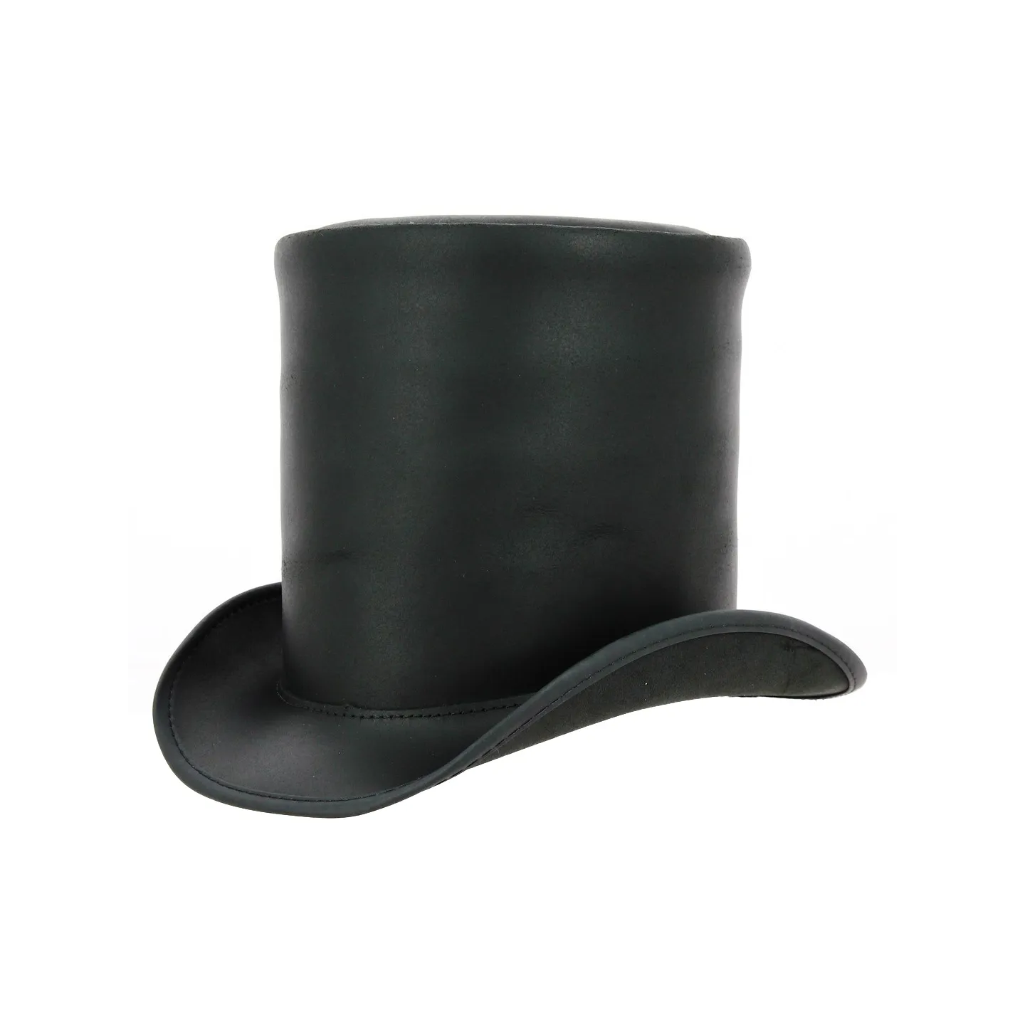 Chapeau haut de forme 17cm Cuir Noir - American Hat makers Reference : 19060 | Chapellerie Traclet