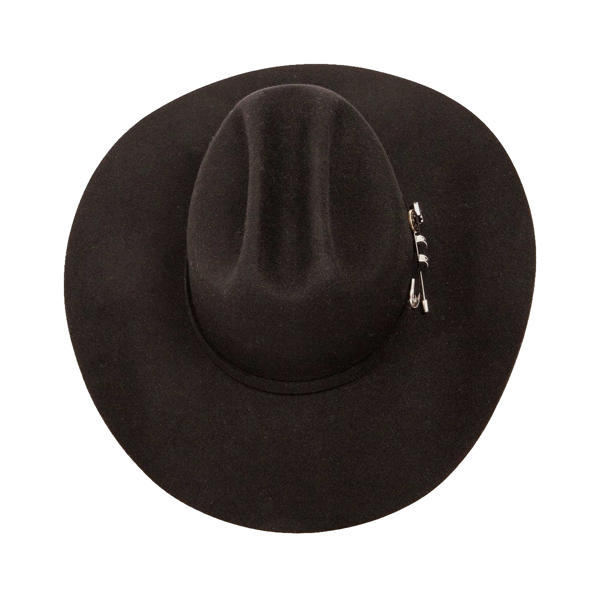 Western Cattleman Hat Black Wool Felt - American Hat makers Reference ...