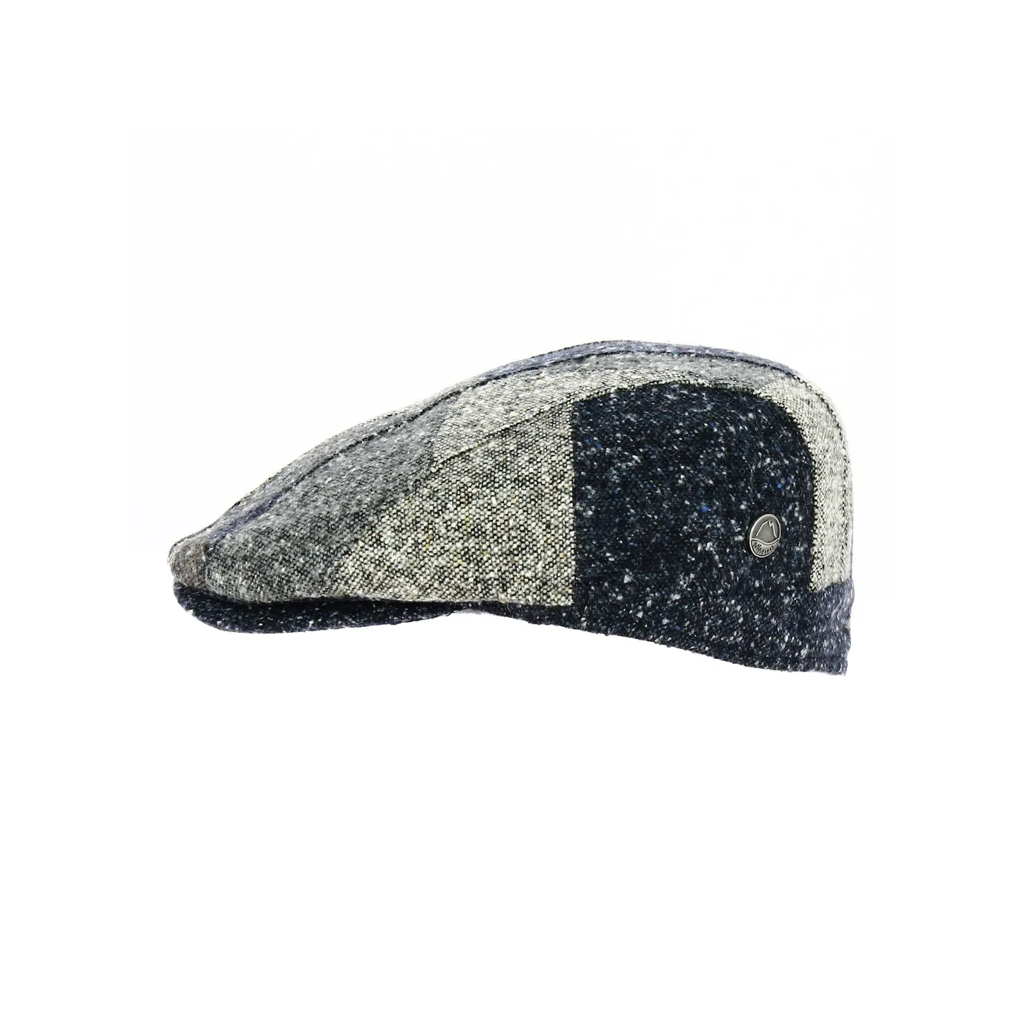 Casquette plate Patchwork Pino Bleu - MTM Reference : 12436 | Chapellerie Traclet