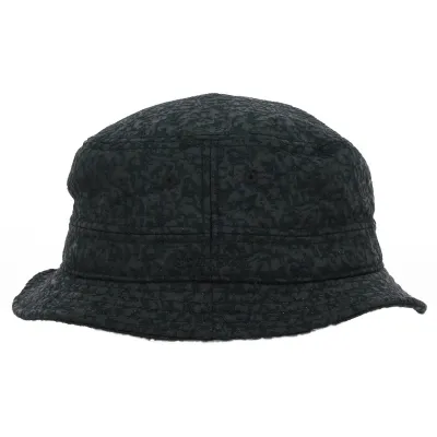Printed Black Bucket Hat - Stetson Reference: 15194 | Traclet Hat Shop