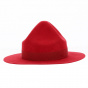 Red Wool Felt Scout Hat - Traclet