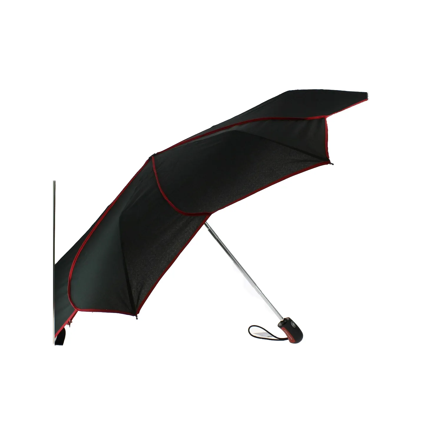 Women's Folding Sunflower Umbrella Black and Red - Pierre Cardin Reference: 15321 | Traclet Hat Shop