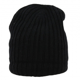 Black Long Beanie - Traclet
