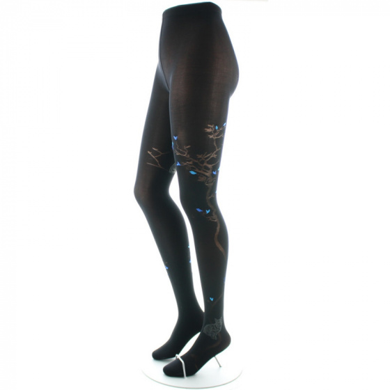 Collants 40D Arbre et Oiseaux - Berthe