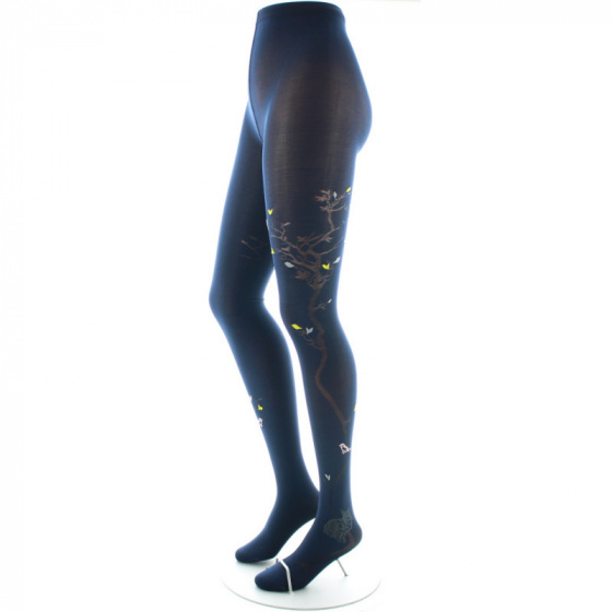 40D Tree and Birds Tights - Berthe 40D Tree and Birds Tights - Berthe