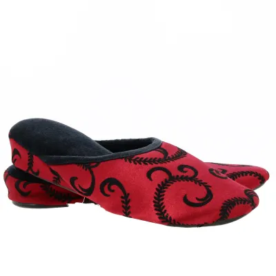 Chaussons Mules Femme Arabesque - Isotoner Reference : 19092 | Chapellerie Traclet