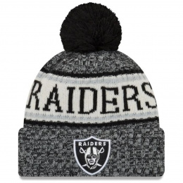 Oakland Raiders NFL Pom-Pom Beanie - New Era