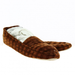 Men's Slippers with Rubber Soles Brown - Isotoner