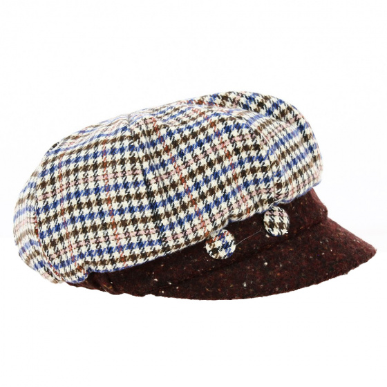 Casquette Gavroche Brigitte Laine Marron - Traclet Casquette Gavroche Brigitte Laine Marron - Traclet