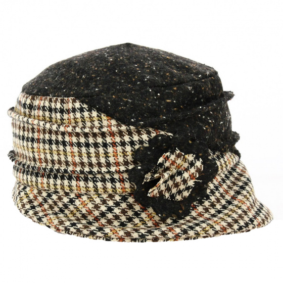 Toque Lucie Laine Marron - Traclet