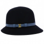 Martine Laine Black Cloche Hat - Traclet