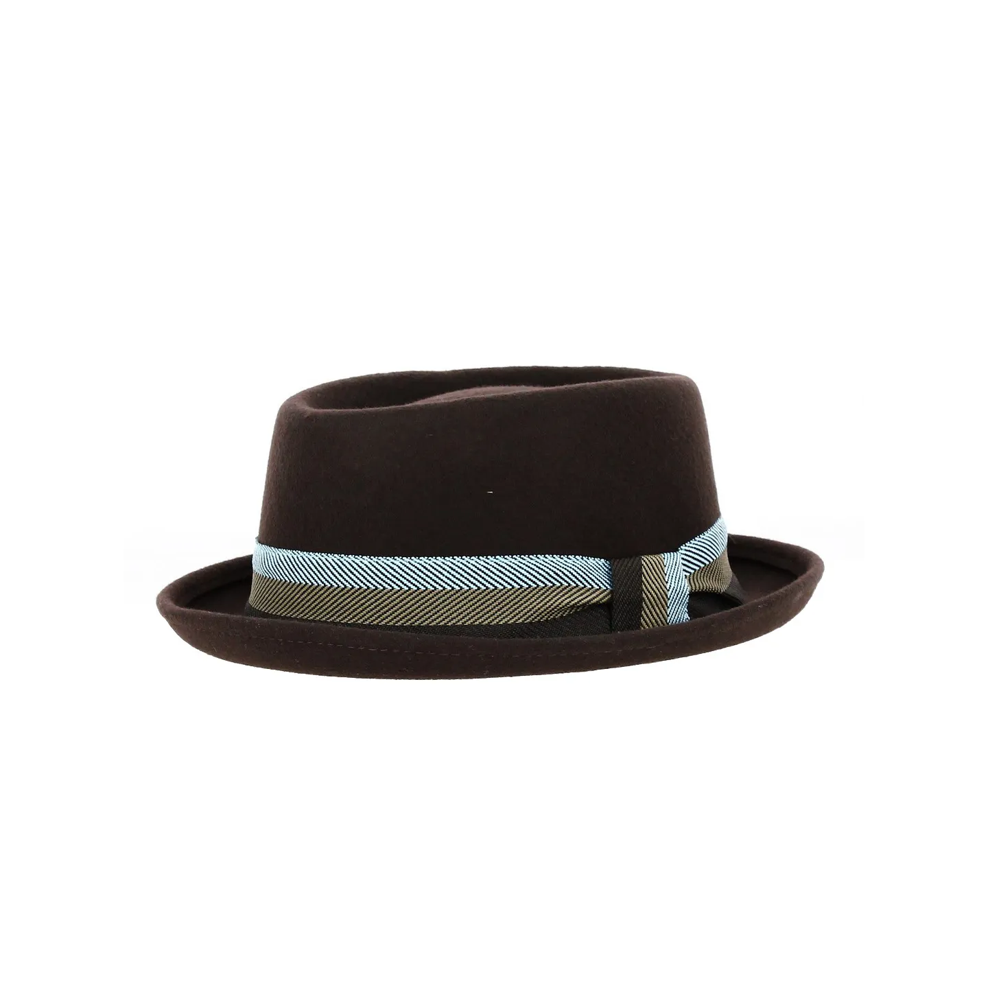 Chapeau Porkpie Marcel Feutre Marron - Traclet Reference : 19111 | Chapellerie Traclet