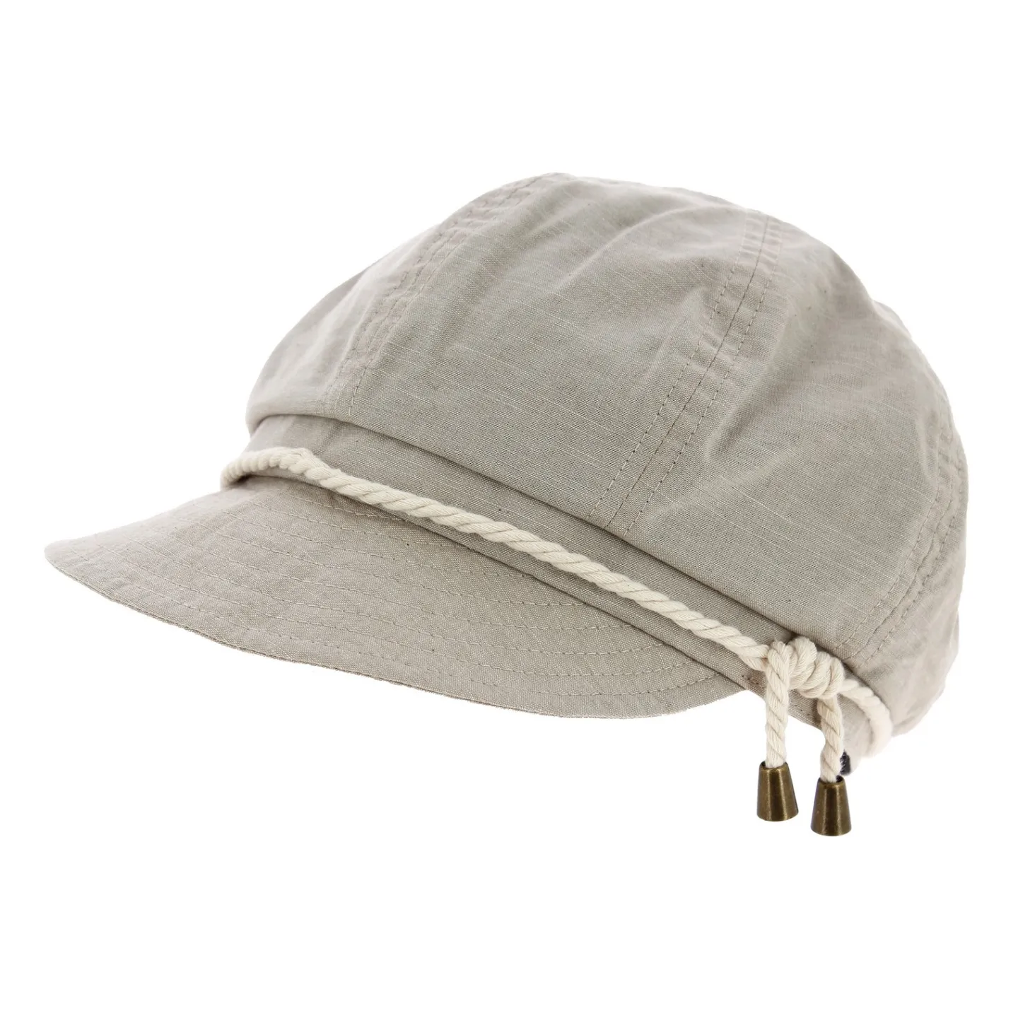 Casquette Gavroche Coton Patchwork Beige - Traclet Reference : 19113 | Chapellerie Traclet