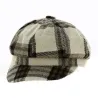 Casquette Gavroche Coton Patchwork Beige - Traclet Reference : 19113 | Chapellerie Traclet