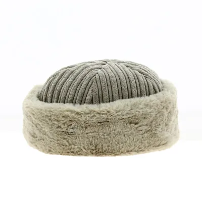 Miki Minerva Cotton Beanie Beige - Traclet Reference: 19114